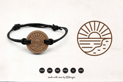 Summer Beach Bracelet Laser Cut SVG Product Image 1