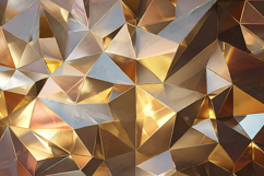 Polished Gold and Platinum Gemstone Abstract Background Product Image 1