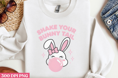 Shake your bunny tail PNG, Easter Sublimation PNG Product Image 2