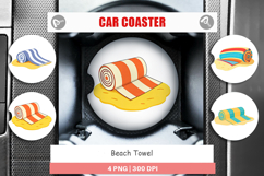 Car Coaster Beach Towel Product Image 1
