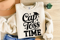Cap Toss Time svg | Graduation Svg | Shirt Svg Product Image 2