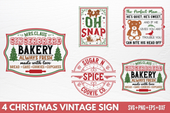 Christmas Vintage Sign SVG Product Image 1