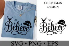 Believe Svg | Christmas svg | Shirt Svg Product Image 2