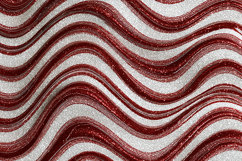 A red and white wavy patterned fabric texture Product Image 1