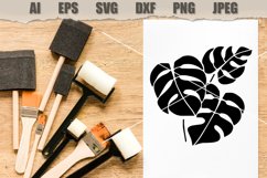Stencil Mostera SVG Product Image 2