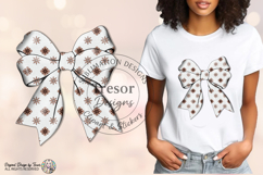 White Floral Bow PNG Chic Ribbon Fashion Elegant Design PNG Product Image 3