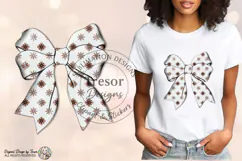 White Floral Bow PNG Chic Ribbon Fashion Elegant Design PNG Product Image 3
