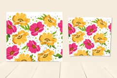 Tumbler Sublimation Design Drawn Flowers Poppies 8 PNG files Product Image 6