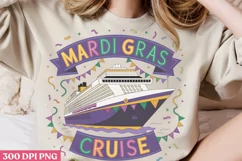 Mardi Gras Cruise PNG, Mardi Gras Sublimation PNG Product Image 2