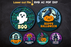 Halloween Bundle SVG laser cut files for Glowforge Product Image 1