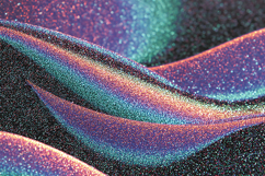 Sparkling fabric with rainbow hues and glittering texture Product Image 1