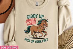 Giddy Up Jingle Horse, Pick Up Your Feet PNG Product Image 1