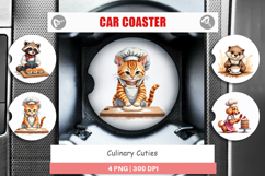 Culinary Cuties Car Coaster Product Image 1