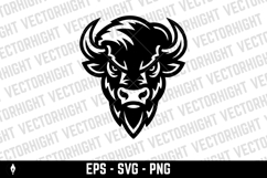 Buffalo head, Bison Head Svg, Eps, png File Product Image 1