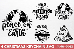 Christmas Keychain SVG Product Image 1