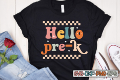 hello pre-k SVG Design, Back to school Product Image 2