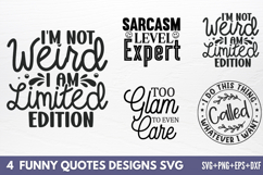 Funny Quotes Designs SVG Product Image 1