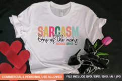 Sarcasm One Of The Many Services I Offer Svg Product Image 1