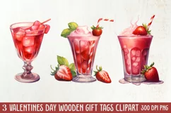 Valentines Day Drink Clipart, Valentines Day PNG Product Image 1