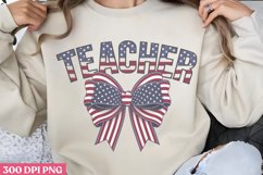 Teacher PNG, 4th Of July Sublimation PNG Product Image 2