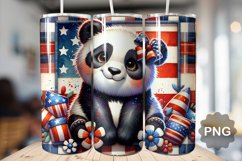 4th of July Panda Tumbler Bundle - 20 Designs Product Image 2