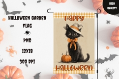 Happy Halloween Garden Flag, Welcome Garden Flag Product Image 1