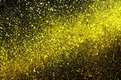 Yellow powder explosion against a dark background Product Image 1