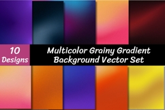 Multicolor Grainy Gradient Backgrounds Vector Product Image 1
