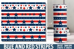 Blue and Red Stripes Tumbler Bundle Product Image 2