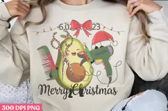 Merry Christmas PNG, Hair Stylist Sublimation P Product Image 1