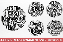 Christmas Ornaments SVG Product Image 1