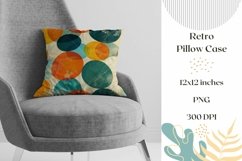 Retro Pillow Case Sublimation, Abstract Pillowcase Design Product Image 1