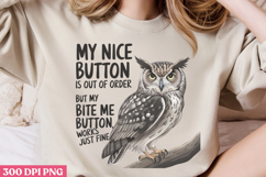 My Nice Button Is Out PNG, Funny Animal Jokes Product Image 2
