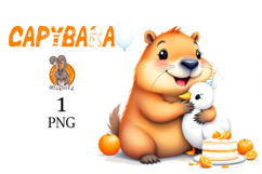 capybara , birthday,cake Product Image 1