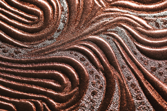 A textured, metallic surface with wavy patterns Product Image 1