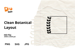 Clean Botanical Layout Product Image 1