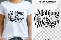 Mahjong quote png design for T-shirts Product Image 1