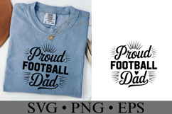 Proud Football Dad Svg | Game Day Svg | Shirt Svg Product Image 2