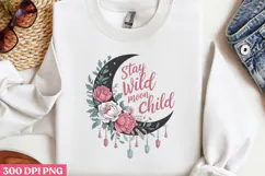 Stay Wild Child PNG,Magical Sublimation PNG Product Image 2