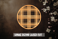 Round Sign Laser Cut SVG,Wood cut round sign SVG Product Image 1