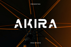 Akira Modern Futuristic Sans Serif Product Image 1