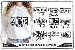 Sarcastic Quotes Svg Bundle Product Image 1