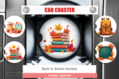 Car Coaster Back to Autumn Product Image 1
