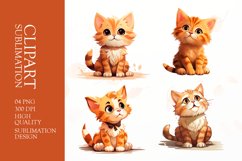 Sarcastic cat clipart sublimation Product Image 1