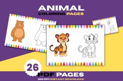 Animal Coloring Pages | Fun &amp; Educational Printable Product Image 1