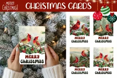 Christmas Greeting Card, Christmas Cardinals Greeting Cards Product Image 1