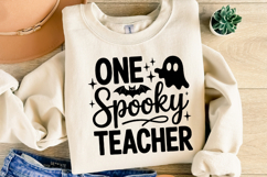 One Spooky Teacher Svg | Halloween Svg | Shirt Svg Product Image 1