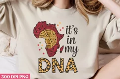 .It's in my DNA PNG, Black History Month S Product Image 2