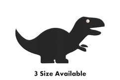 Cute Dinosaur Silhouette Embroidery Design Product Image 1