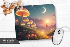 Mystical Radiant Scene Mouse Pad PNG Design Product Image 1